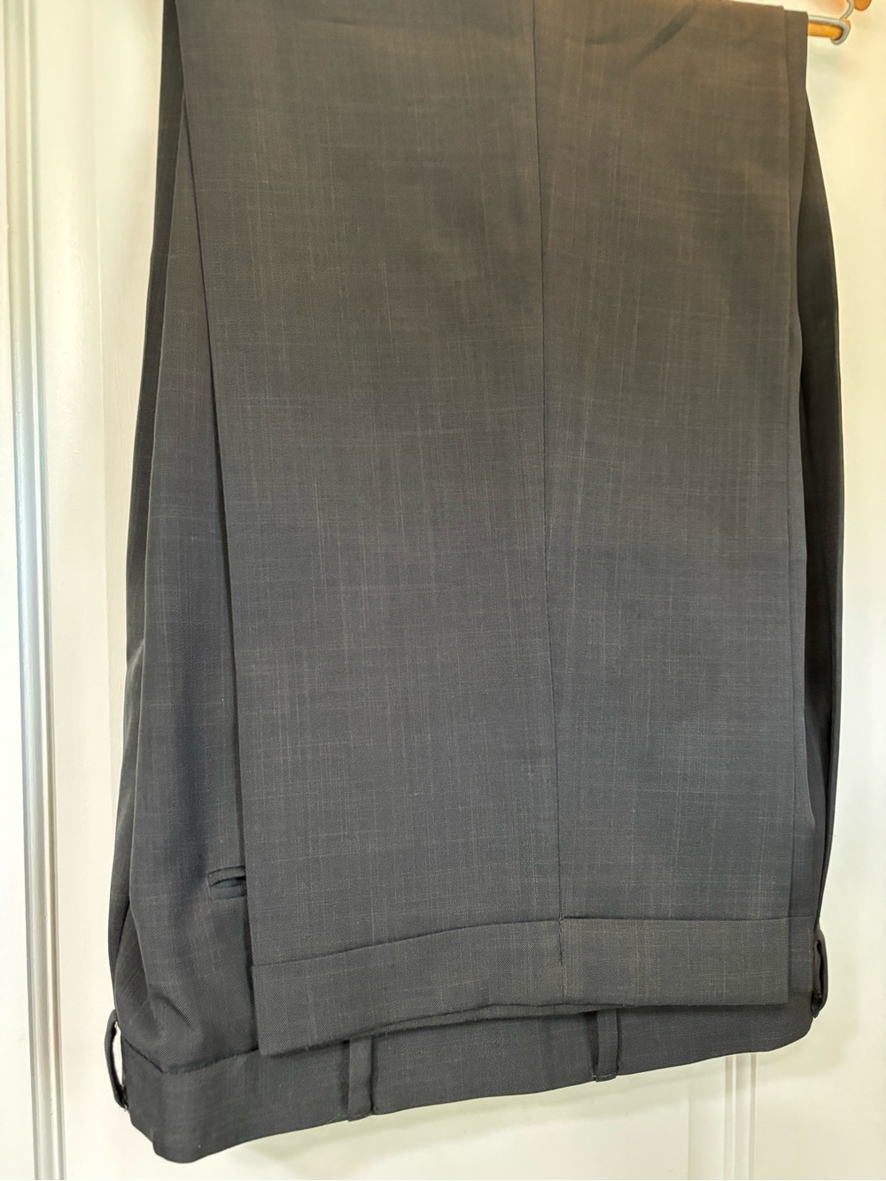 Men's Dark Gray Dress Pants - Classic Tailored Trousers